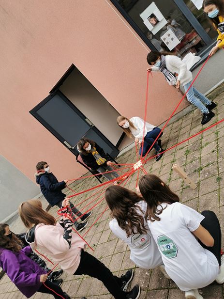 Elèves lors d'un atelier pendant la journée Non Au Harcèlement (NAH)