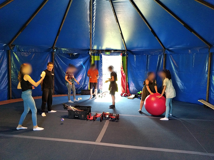 Ecole ouverte : session de cirque