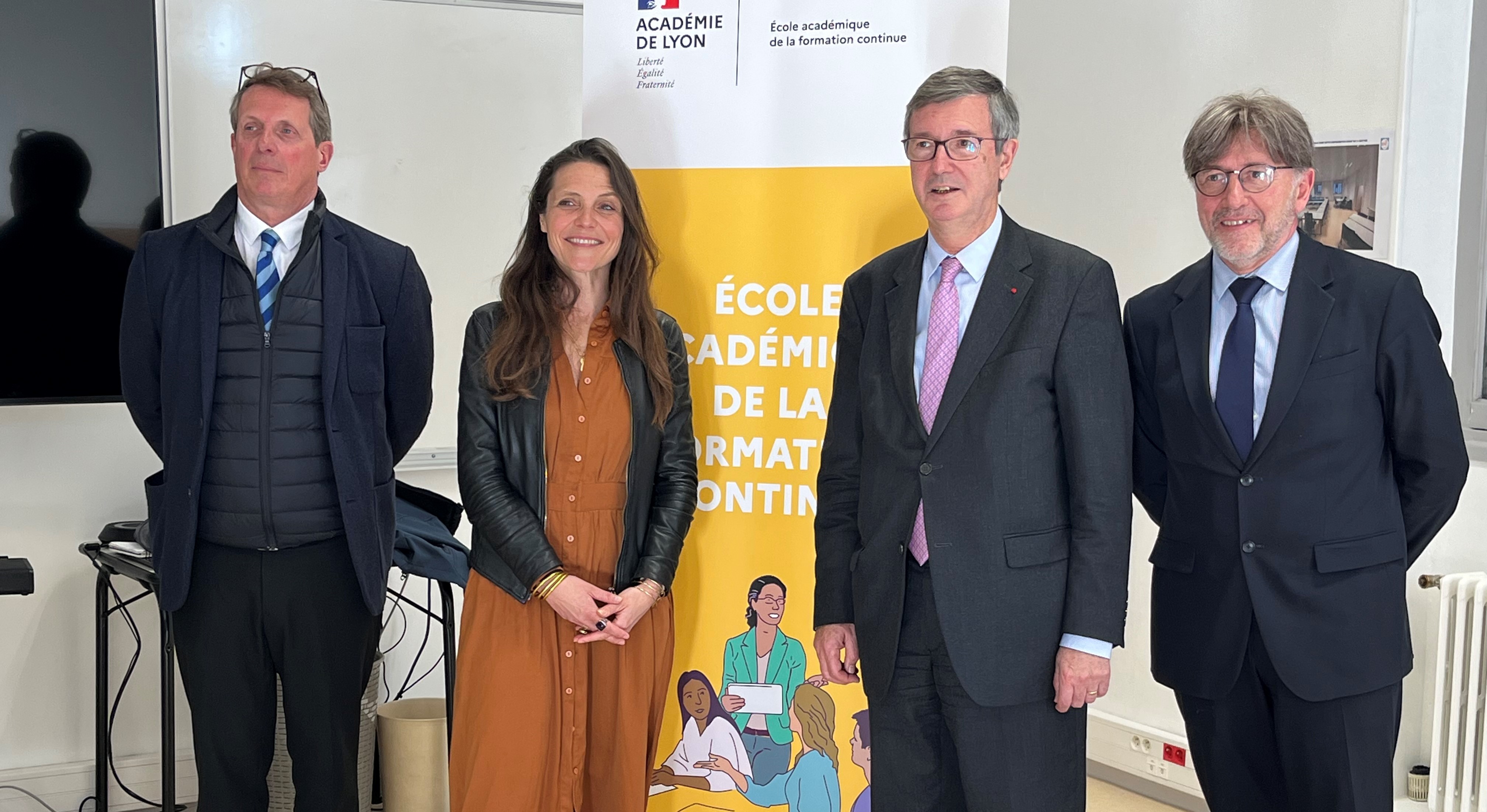 Inauguration de l'Ecole Académique de la Formation Continue de Lyon