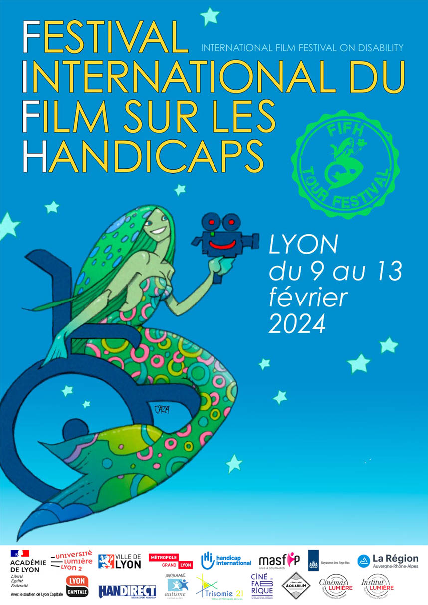 Affiche du festival international du film sur les handicaps