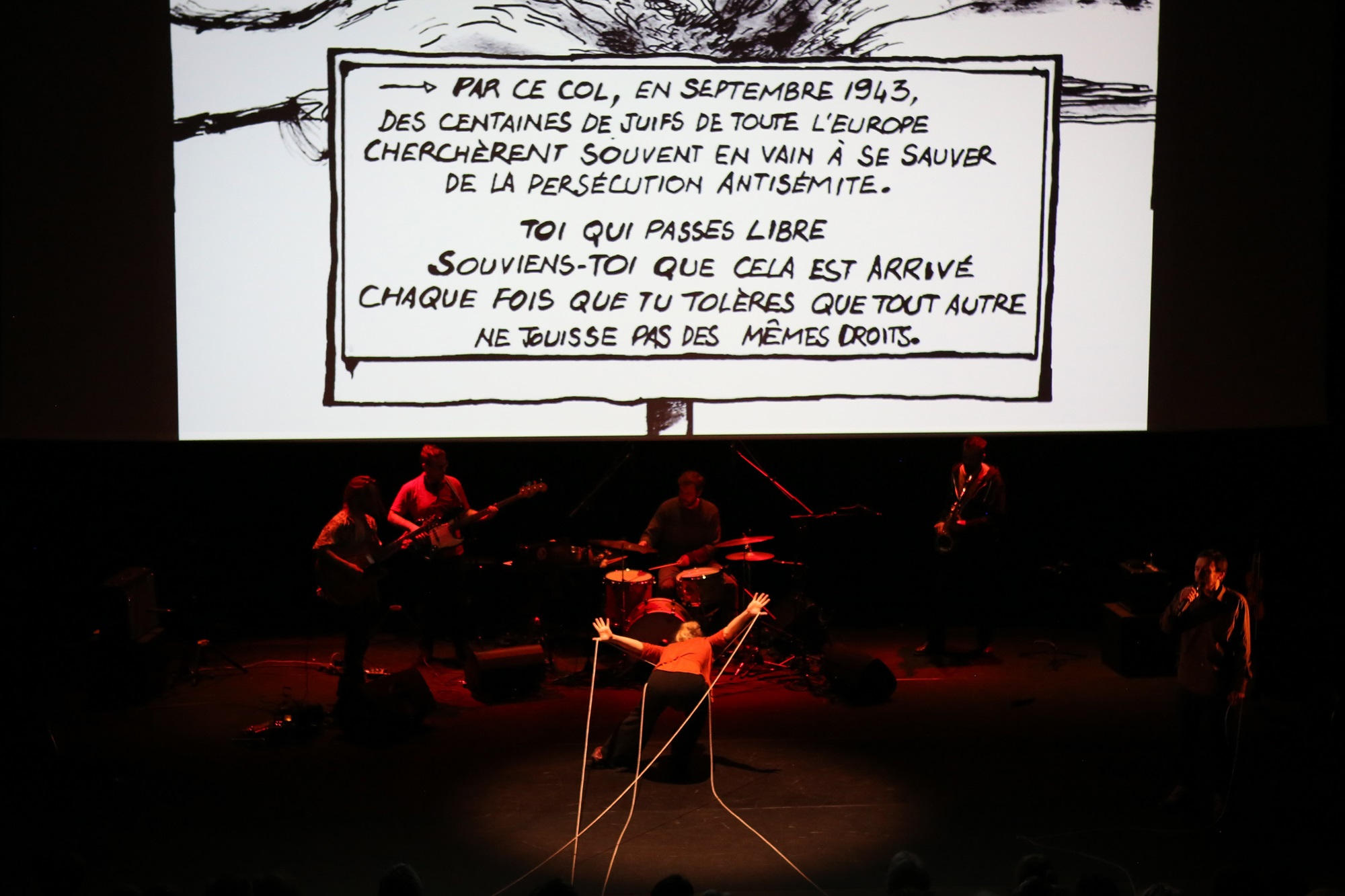 Humains, spectacle EAC