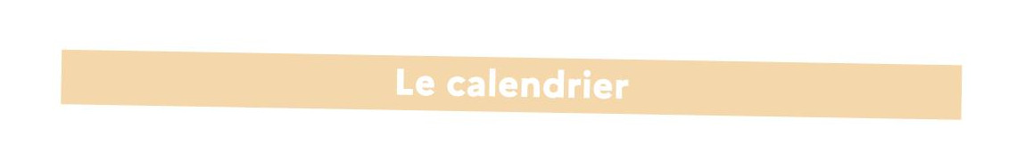Le calendrier - Festival EAC