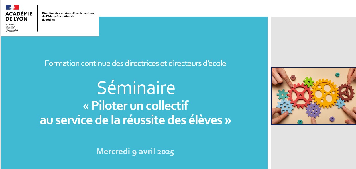 Presentation séminaire dir 1D du Rhône