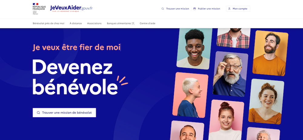 Campagne Bénévolat je veux aider gouv