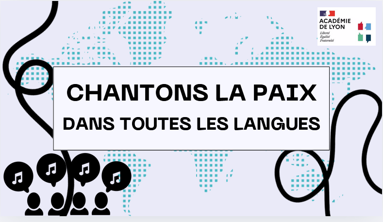 Visuel Chantons la paix dans toutes les langues