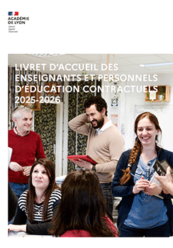 Livret d'accueil contractuels page de couverture