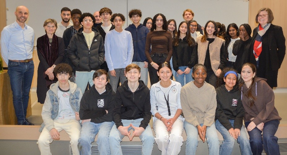 Photo de groupe eleves ENSSIB
