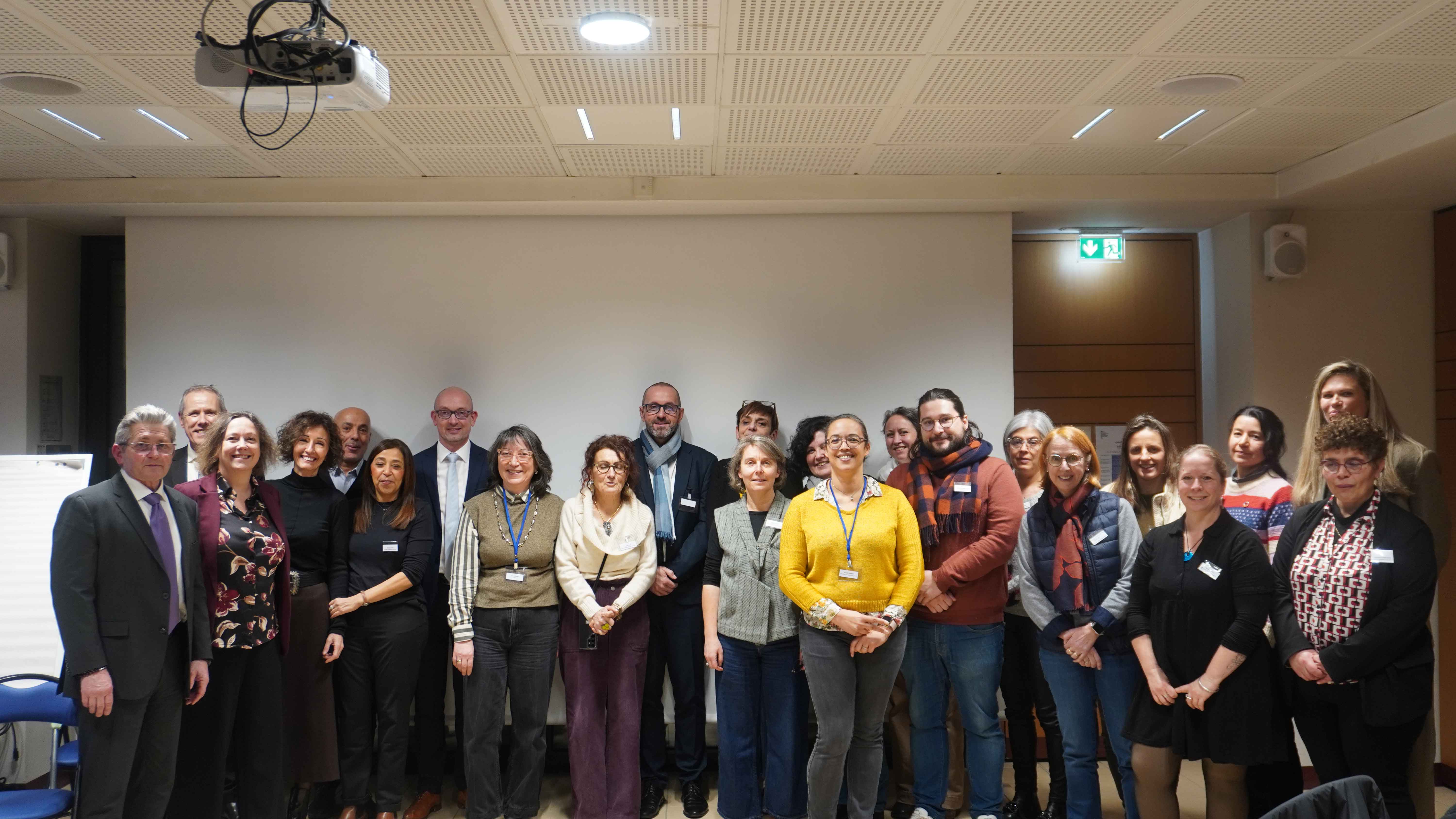 Séminaire inter académique de la vie lycéenne photo de groupe Académie