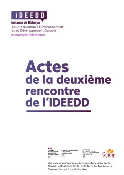 actes 2e rencontres EEDD