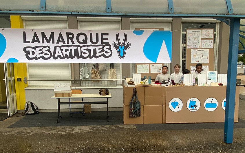 stand pop up 3e prepa metiers de l'art