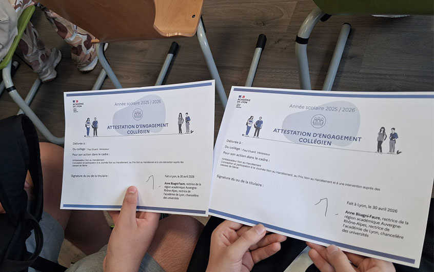 Attestations d'engagement