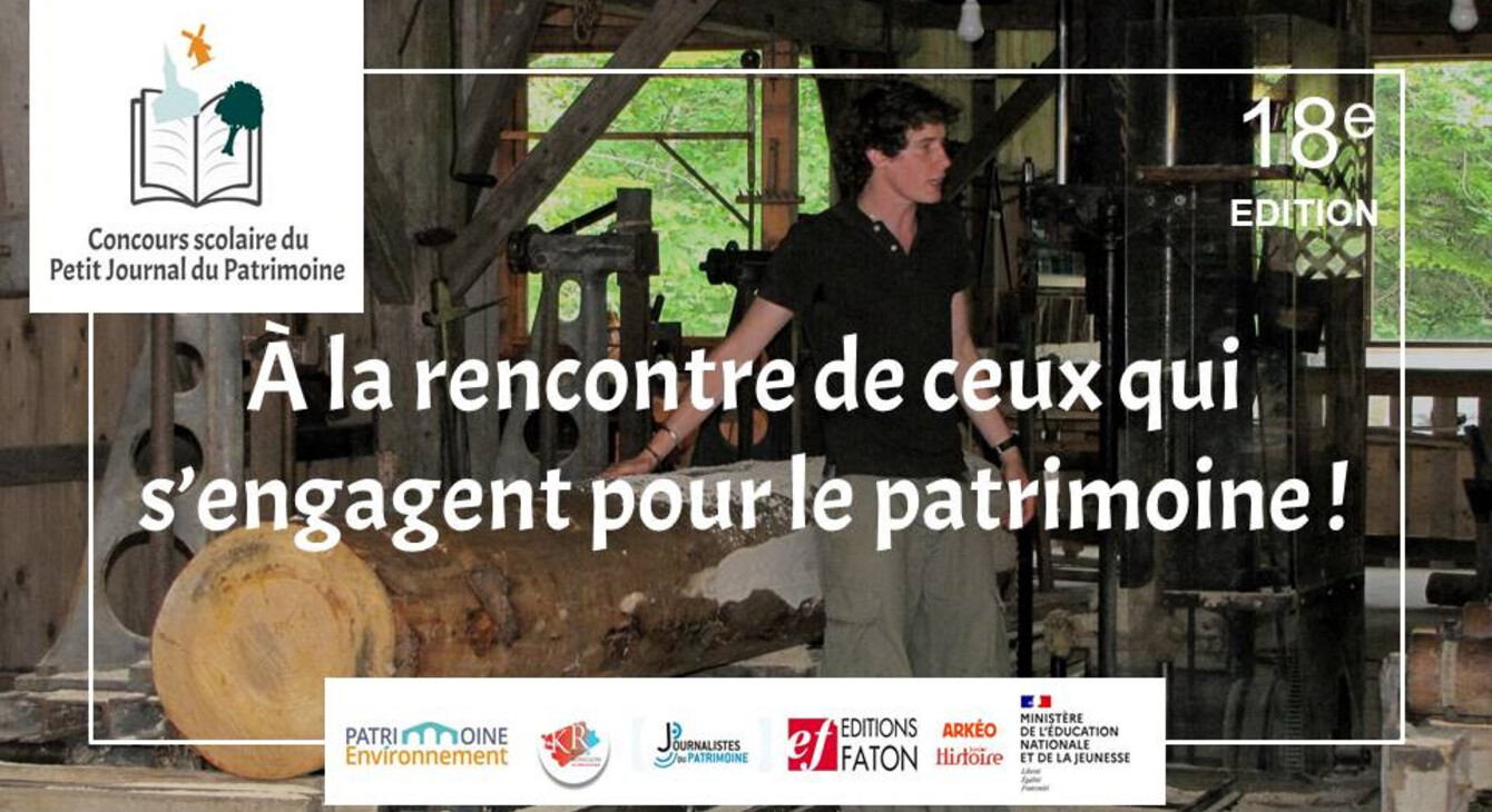 18e edition du concours du journal du patrimoine