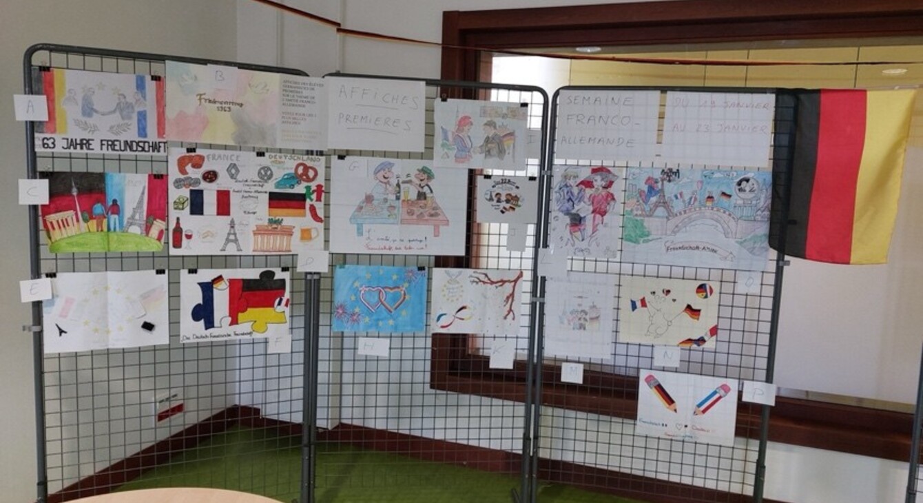 Journées franco-allemandes dessins élèves