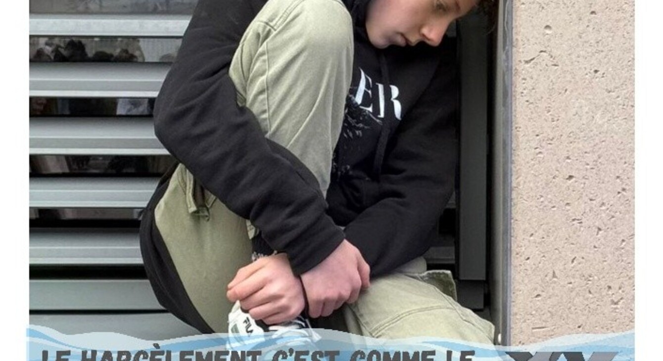 1er prix départemental affiche collège « Jamais seul »