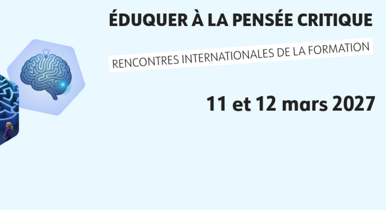 Eduquer à la pensée critique - 11 et 12 mars 2027