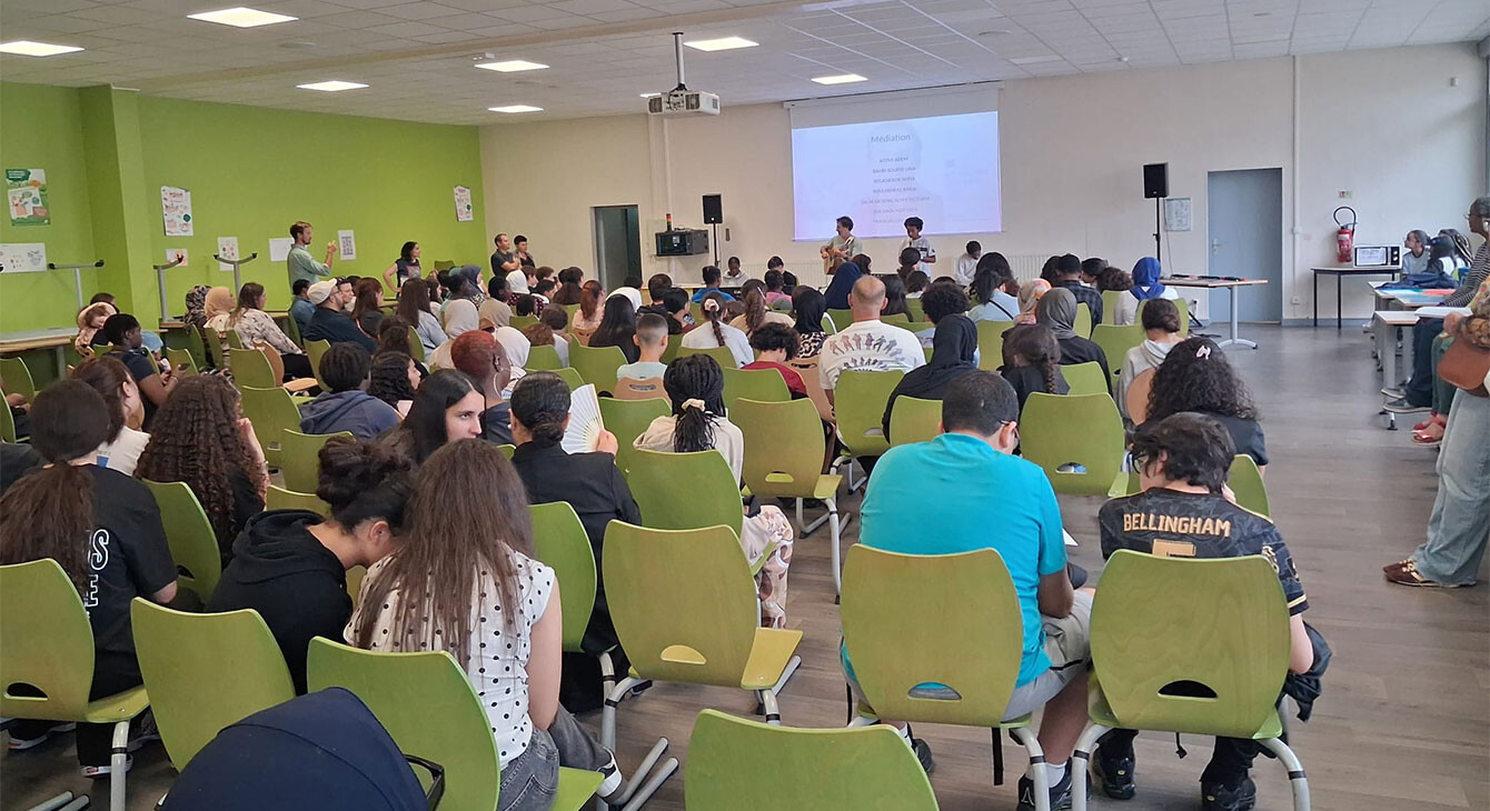 Photo de groupe collège