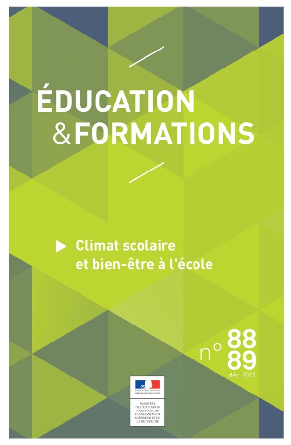 Revue Climat scolaire et bien être à l'école