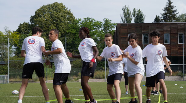 Séance de rugby - SNU