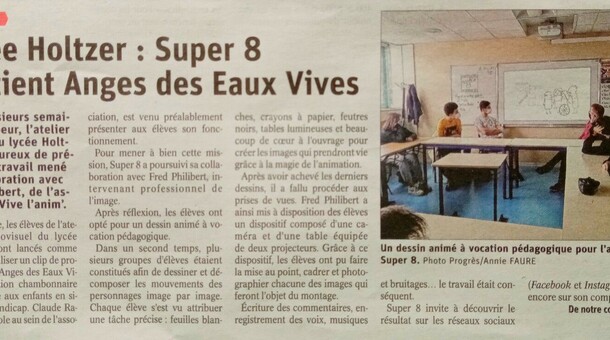 Retour Expérience : Super 8 - Lycée Holzer - Presse