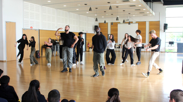 Danser le groupe - Collège Ampère Oyonnax 2