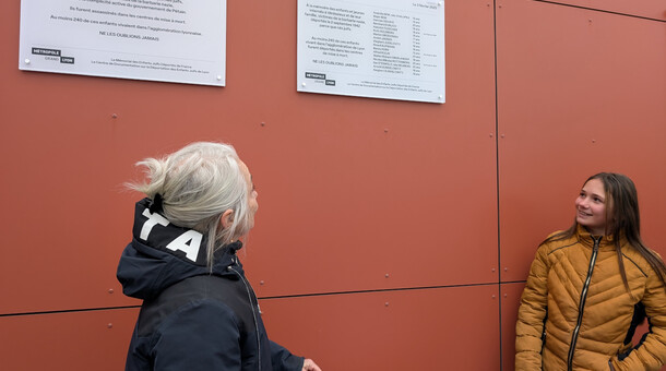 Plaques commémoratives des enfants juifs 2025 - Aragon Photo 3