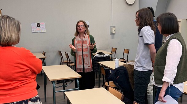 Visite du lycée Édouard Herriot (Lyon 6e) de Madame la Rectrice Anne Bisagni-Faure