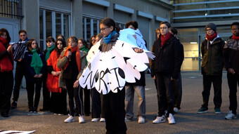 Plaques commémoratives des enfants juifs déportés du 20 janvier au 3 février 2025