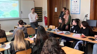 Visite du lycée Édouard Herriot (Lyon 6e) de Madame la Rectrice Anne Bisagni-Faure
