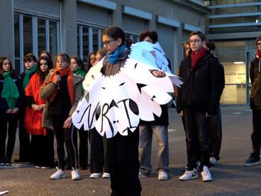 Plaques commémoratives des enfants juifs déportés du 20 janvier au 3 février 2025